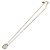 Collana Christian Dior Metallo Tono Oro Auth 203713 - vista 2