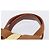 Borsa Salvatore Ferragamo Vala in pelle marrone e oro autentica 205097 D'oro - vista 14