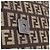 FENDI Borsa a Tracolla Mamma Baguette in Tela Zucchino Marrone 8BR036 Auth 198299V Argento - vista 24