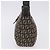 FENDI Borsa a Tracolla Mamma Baguette in Tela Zucchino Marrone 8BR036 Auth 198299V Argento - vista 3
