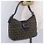 FENDI Borsa a Tracolla Mamma Baguette in Tela Zucchino Marrone 8BR036 Auth 198299V Argento - vista 33