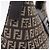 FENDI Borsa a Tracolla Mamma Baguette in Tela Zucchino Marrone 8BR036 Auth 198299V Argento - vista 5