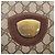 Borsa Tote GUCCI GG Supreme PVC Beige Gold Auth 203643 D'oro - vista 20
