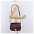 Céline CELINE Borsa a tracolla Horse Carriage in pelle 2way Bordeaux Gold Auth 201084 D'oro Bordò - vista 33
