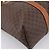 Céline CELINE Macadam Canvas Tote Bag PVC Leder Braun Gold Auth 203674A Golden - Ansicht 15