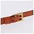 Portafoglio a spalla con catena PRADA in pelle Saffiano Arancione Tono Oro Auth ka6249 - vista 10