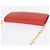 Portafoglio a spalla con catena PRADA in pelle Saffiano Arancione Tono Oro Auth ka6249 - vista 14