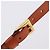 Portafoglio a spalla con catena PRADA in pelle Saffiano Arancione Tono Oro Auth ka6249 - vista 16