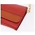 Portafoglio a spalla con catena PRADA in pelle Saffiano Arancione Tono Oro Auth ka6249 - vista 18