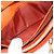 Portafoglio a spalla con catena PRADA in pelle Saffiano Arancione Tono Oro Auth ka6249 - vista 27