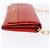 Portafoglio a spalla con catena PRADA in pelle Saffiano Arancione Tono Oro Auth ka6249 - vista 5