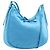 Bolso de hombro BALENCIAGA Satin Blue Silver Auth 203660V Plata Azul