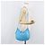 Bolso de hombro BALENCIAGA Satin Blue Silver Auth 203660V Plata Azul - vista 28