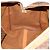 Céline Bolsa Boston CELINE Macadam PVC Couro Marrom Tom Dourado Auth 201260A - vista 22