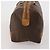 Céline Bolsa Boston CELINE Macadam PVC Couro Marrom Tom Dourado Auth 201260A - vista 3