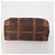 Céline Bolsa Boston CELINE Macadam PVC Couro Marrom Tom Dourado Auth 201260A - vista 5