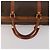 Céline Bolsa Boston CELINE Macadam PVC Couro Marrom Tom Dourado Auth 201260A - vista 7