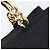 PRADA Handtasche mit Metallgriff Nylon Black Gold Auth 203873 Schwarz Golden - Ansicht 17