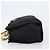 PRADA Handtasche mit Metallgriff Nylon Black Gold Auth 203873 Schwarz Golden - Ansicht 4