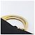 PRADA Handtasche mit Metallgriff Nylon Black Gold Auth 203873 Schwarz Golden - Ansicht 8