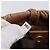 Borsa a mano Miu Miu in pelle 2way marrone tono oro Auth 167587V - vista 12