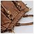 Borsa a mano Miu Miu in pelle 2way marrone tono oro Auth 167587V - vista 14