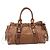 Borsa a mano Miu Miu in pelle 2way marrone tono oro Auth 167587V - vista 2