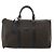 Céline CELINE Macadam Canvas Boston Bag PVC Leather Black Gold Auth 202929V Golden - view 13