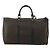Céline CELINE Macadam Canvas Boston Bag PVC Leather Black Gold Auth 202929V Golden - view 2