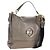 Borsa a mano LOEWE in pelle 2way Silver Gold Tone Auth 201259V Argento