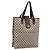 Borsa Tote GUCCI GG Supreme Web Sherry Line PVC Beige Oro Auth 204701A D'oro