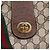 Borsa Tote GUCCI GG Supreme Web Sherry Line PVC Beige Oro Auth 204701A D'oro - vista 18