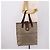 Borsa Tote GUCCI GG Supreme Web Sherry Line PVC Beige Oro Auth 204701A D'oro - vista 23