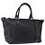 Bolsa de mão PRADA em couro 2way Preta Dourada Auth LN148V Preto Dourado