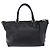 Bolsa de mão PRADA em couro 2way Preta Dourada Auth LN148V Preto Dourado - vista 2