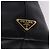 Bolsa de mão PRADA em couro 2way Preta Dourada Auth LN148V Preto Dourado - vista 25