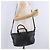 Bolsa de mão PRADA em couro 2way Preta Dourada Auth LN148V Preto Dourado - vista 35