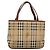 Borsa a mano BURBERRY Nova Check PVC Beige Gold Auth 201474V D'oro - vista 13