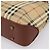 Borsa a mano BURBERRY Nova Check PVC Beige Gold Auth 201474V D'oro - vista 15