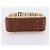 Borsa a mano BURBERRY Nova Check PVC Beige Gold Auth 201474V D'oro - vista 5