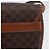 Céline CELINE Macadam Canvas Schultertasche PVC Leather Brown Gold Auth 204266 Braun Golden - vue 3