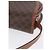 Céline CELINE Macadam Canvas Schultertasche PVC Leather Brown Gold Auth 204266 Braun Golden - vue 9