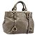 Borsa a mano Miu Miu Vitellolux 2way Brown Gold Auth LN167V Marrone D'oro