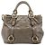 Borsa a mano Miu Miu Vitellolux 2way Brown Gold Auth LN167V Marrone D'oro - vista 2