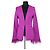 Blazer violeta de viscosa Essentiel Antwerp Púrpura
