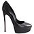 Décolleté Casadei in pelle nera taglia 37 Nero