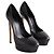 Décolleté Casadei in pelle nera taglia 37 Nero - vista 3