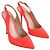 Décolleté Casadei in pelle rosa - vista 3