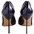 Décolleté Casadei in pelle blu navy - vista 2