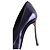Décolleté Casadei in pelle blu navy - vista 5